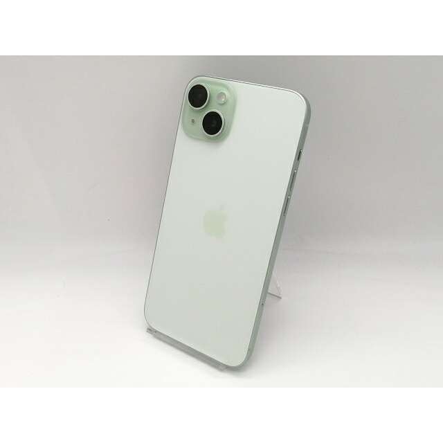 【中古】Apple 国内版 【SIMフリー】 iPhone 15 Plus 512GB グリーン MU0X3J/A【吉祥寺】保証期間1ヶ月【ランクA】|じゃんぱら店