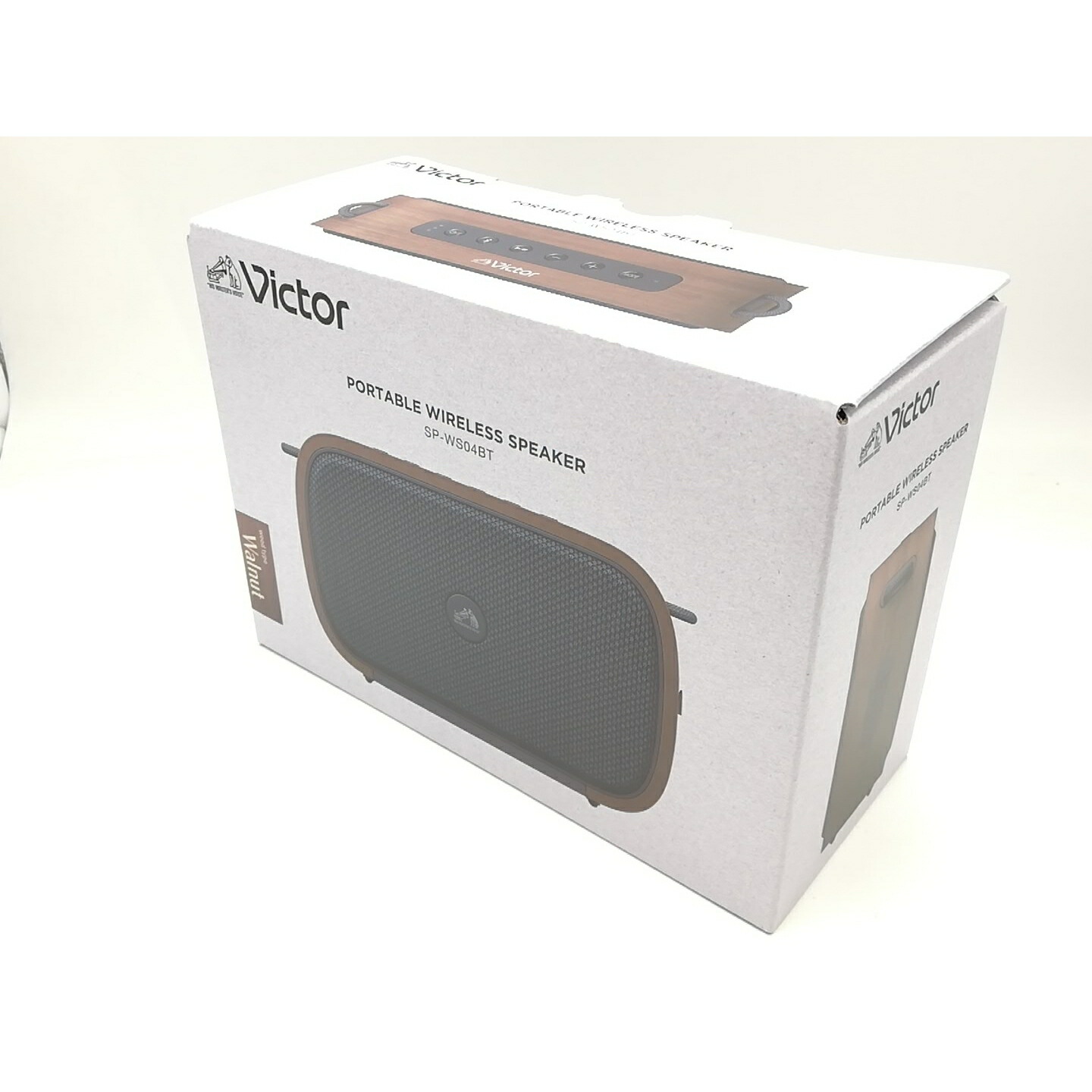 【未使用】JVC Victor ポータブルワイヤレススピーカー SP-WS04BT-T [ウォールナット]【吉祥寺】保証期間１週間｜じゃんぱら店