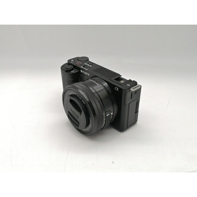 【中古】SONY VLOGCAM ZV-E10L パワーズームレンズキット 黒いこと【吉祥寺】引き請ける継続期間１ヶ月【序列付けるB】