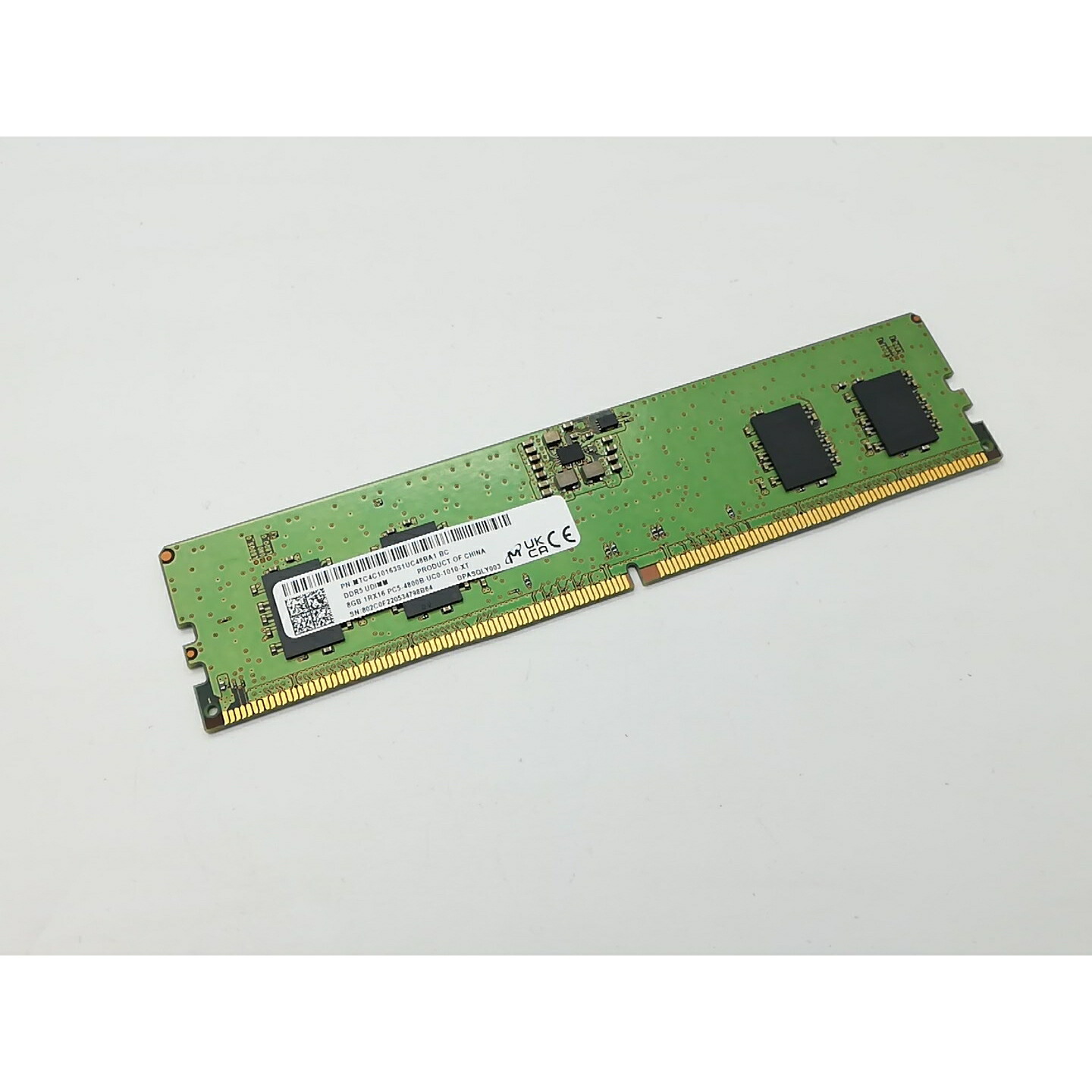 【中古】DDR5 8GB DDR5-4800(PC5-38400)【デスクトップPC用】【吉祥寺】保証期間１週間