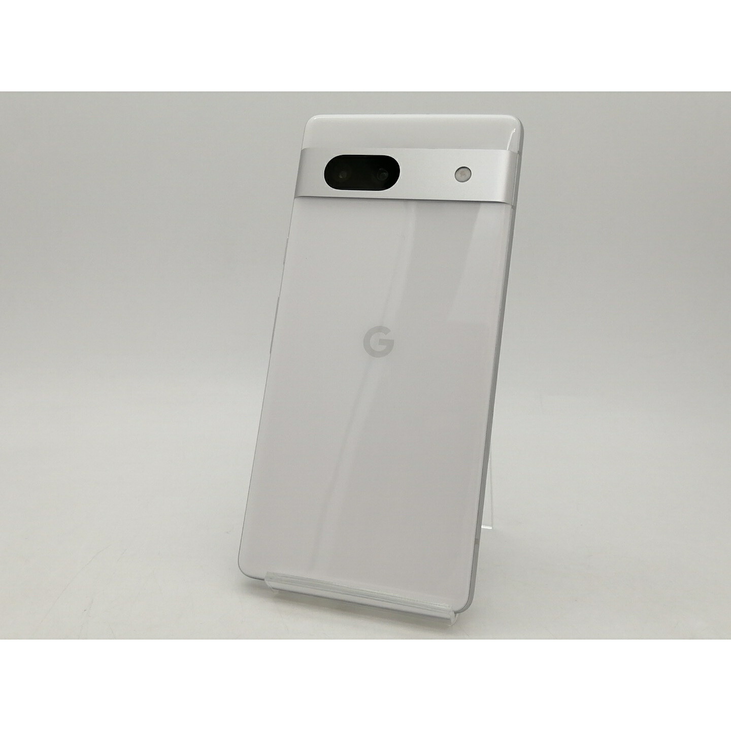 【中古】Google au 【SIM無償性】 Pixel 7a 白いもの 8GB 128GB G82U8【札幌南2条】引き受ける継続期間１ヶ月【価値づけるB】