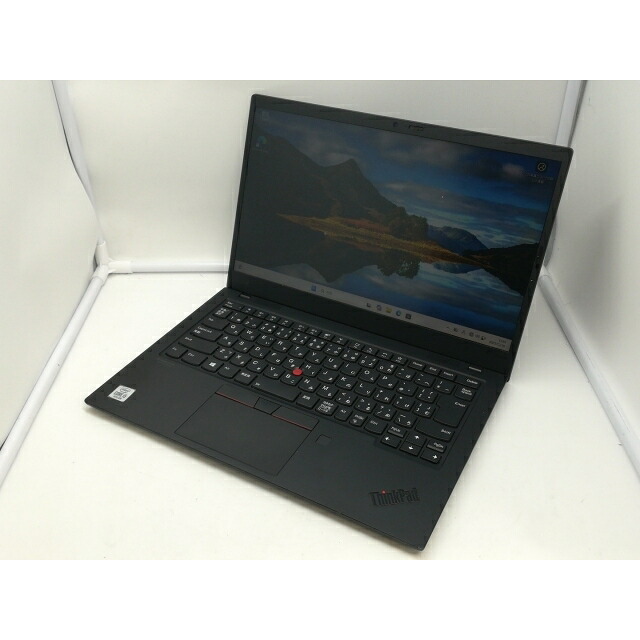 【中古】Lenovo ThinkPad X1 Carbon Gen 8 ブラック【i5-10210U 8G 256G(SSD) WiFi 14LCD(1920x1080)】【札幌南2条】保証期間1週間【ランクC】