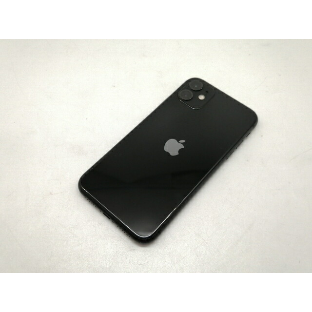 【中古】Apple 国内版 【SIMフリー】 iPhone 11 64GB ブラック MWLT2J/A【札幌南2条】保証期間１ヶ月【ランクB】