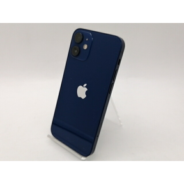 【中古】Apple au 【SIM鍵を掛ける取り消す済み】 iPhone 12 mini 128GB 青色 MGDP3J/A【札幌南2条】引き請ける継続期間１週【位置付けるC】 スマートフォン・タブレット-スマートフォン本体