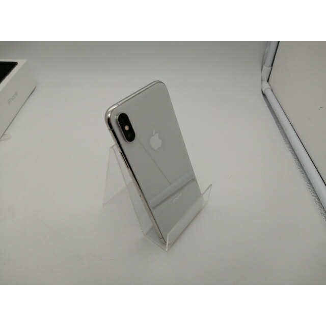 【中古】Apple au 【SIMロック解除済み】 iPhone XS 64GB シルバー MTAX2J/A【札幌南2条】保証期間1週間【ランクC】
