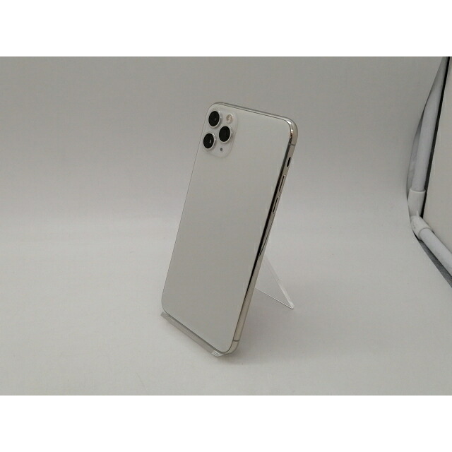 【中古】Apple docomo 【SIMロック解除済み】 iPhone 11 Pro Max 512GB シルバー MWHP2J/A【札幌南2条】保証期間１ヶ月【ランクB】