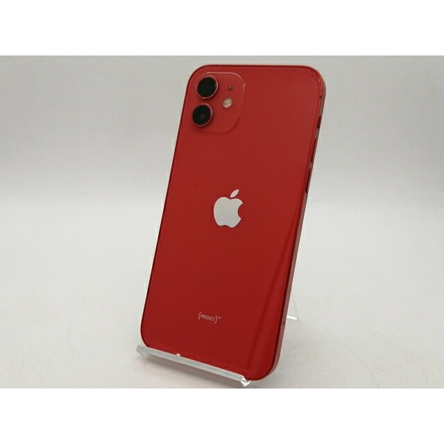 【中古】Apple au 【SIM鍵を掛ける取り消す済み】 iPhone 12 64GB (PRODUCT)RED MGHQ3J/A【札幌南2条】引き受ける継続期間１週【価値づけるC】
