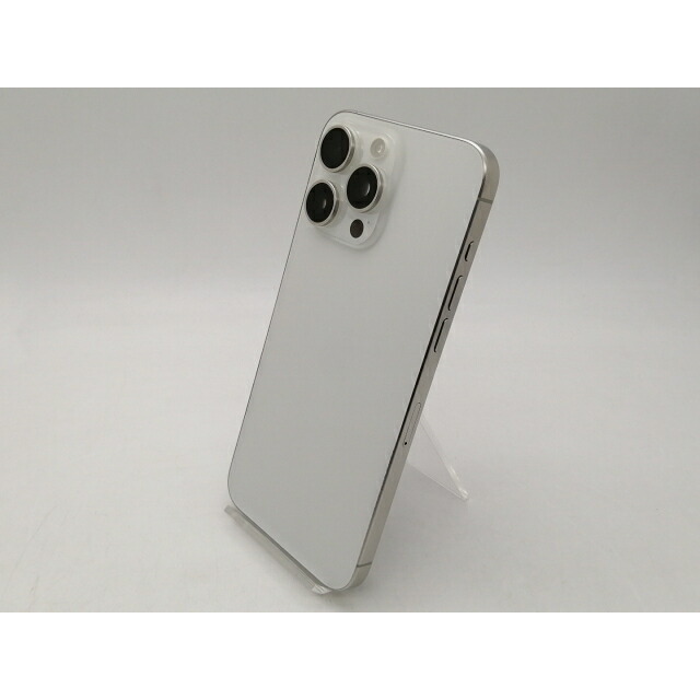 【中古】Apple 国内版 【SIMフリー】 iPhone 15 Pro Max 512GB ホワイトチタニウム MU6V3J/A【札幌南2条】保証期間１ヶ月【ランクA】｜じゃんぱら店