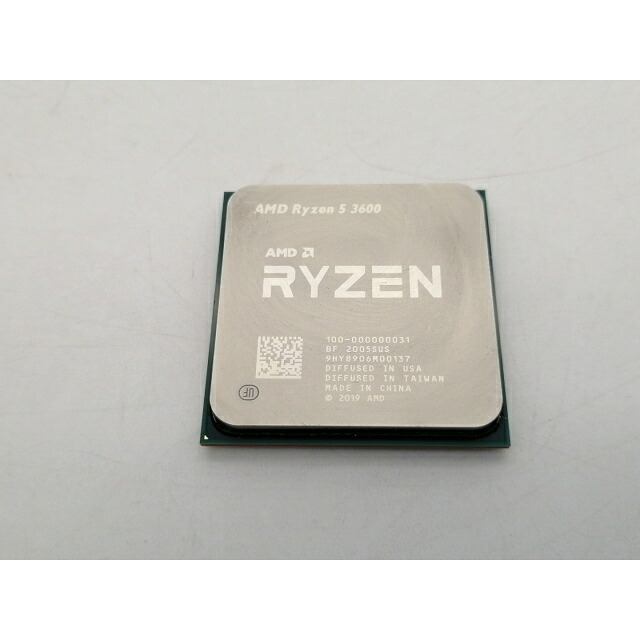 【中古】AMD Ryzen 5 3600 (3.6GHz/TC:4.2GHz) BOX AM4/6C/12T/L3 32MB/TDP 65W【札幌南2条】引きうける継続期間１週
