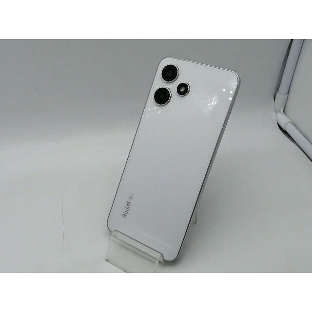 【中古】Xiaomi SoftBank 【SIM無償性】 Redmi 12 5G 4GB 128GB 月明かり白いこと A401XM【池袋東口】引き受ける継続期間１ヶ月【序列付けるB】
