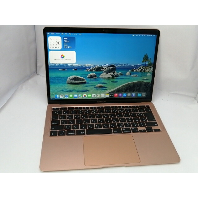 【中古】Apple MacBook Air 13インチ M1(CPU:8C/GPU:7C) 8GB/256GB ゴールド MGND3J/A (M1・2020)【池袋東口】保証期間1ヶ月【ランクC】|じゃんぱら店
