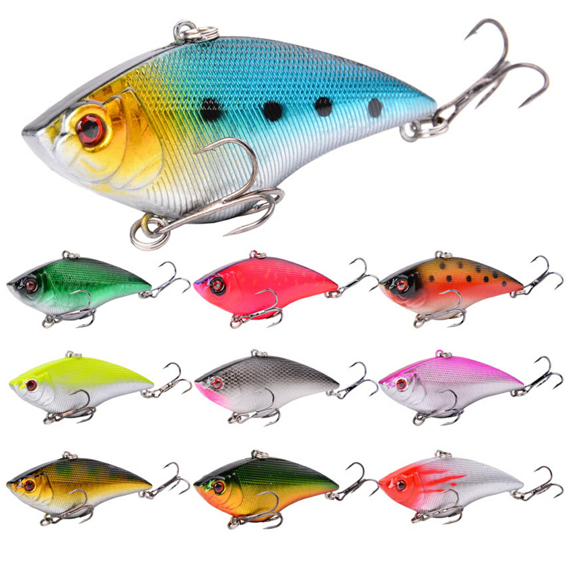 楽天市場】ルアー 疑似餌 7cm /18g VIB 釣り 餌 釣具 釣りえ 偽物エサ