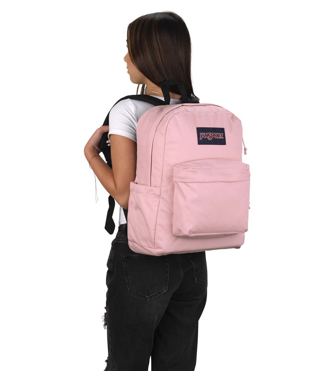 New Jansport公式ショップ Jansport リュック ジャンスポーツ Superbreak Plus Misty Rose Js0a4que7n8 ピンク スーパーブレイク スーパーブレーク ジャンスポ サイドポケット メンズ レディース Pcスリーブ バックパック 学生 通学 高校生 大学生 通勤