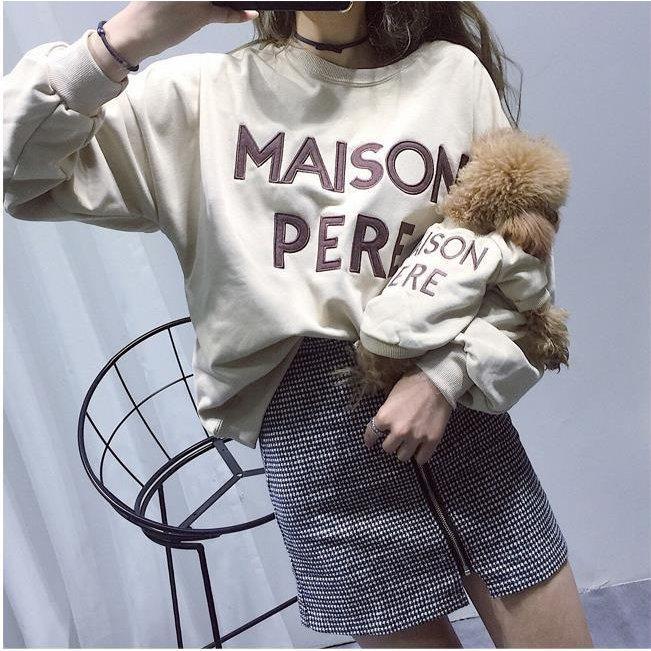 犬 服 パーカー 秋冬 ドッグウェア 犬の服 ペットとお揃いTシャツ ペット親子お揃い ペア犬用 長袖 厚手 防寒 ペット服 ペット用品 ペットウェア 犬用品