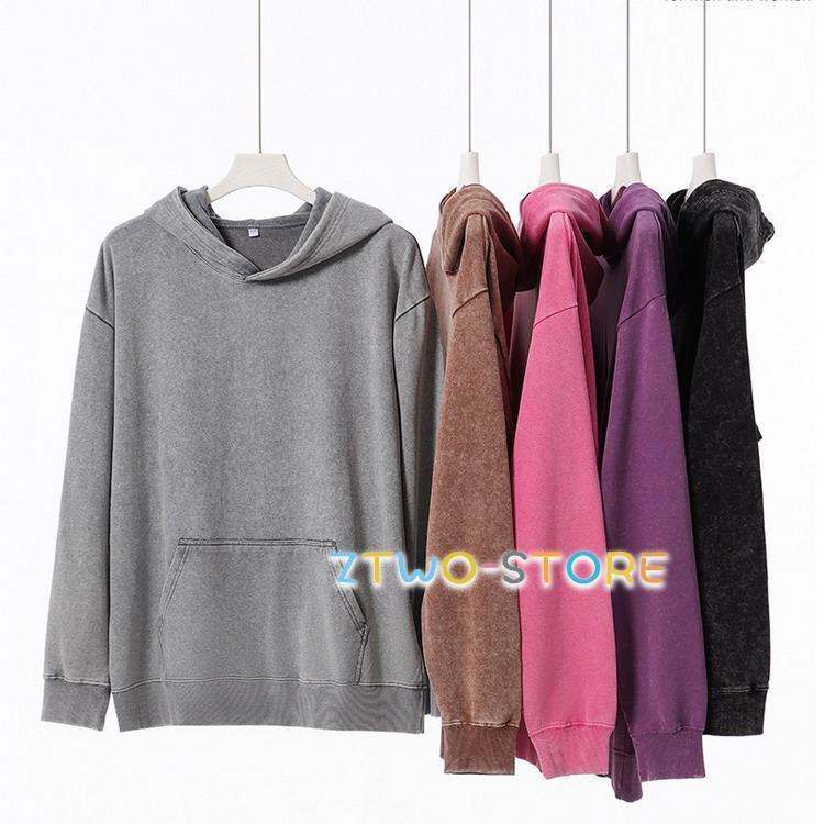 パーカー 秋服 秋物 ウォッシュ レトロ 大きいサイズ プルオーバー トップス メンズ レディース ファッション