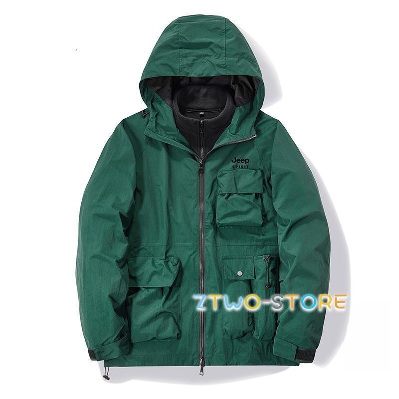 マウンテンパーカー メンズ 裏ボア 登山服 3way ボアライナー付き 取り外し可能 フリースジャケット ナイロンジャケット 防風 撥水 防寒 おしゃれ 秋 秋服 冬服