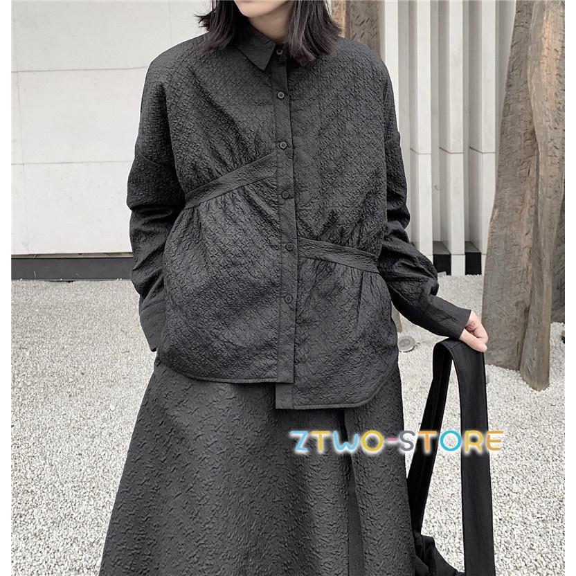 シャツジャケット 中綿入り 秋服 レディース 冬服 シャツ ブラウス 長袖 柄物 的 デザイン ビッグシルエット ゆったり 体型カバー アウター ジャケット