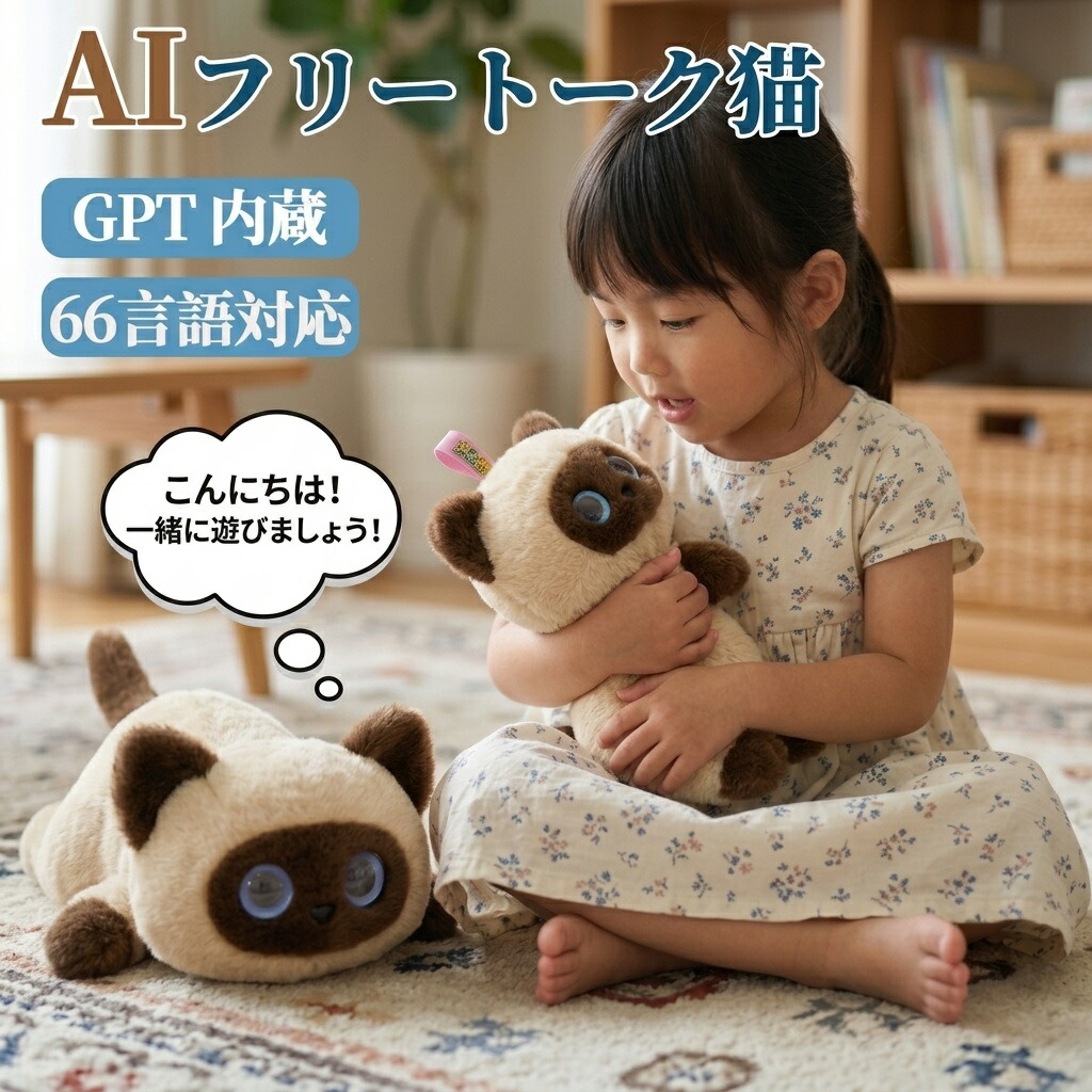 ぬいぐるみ 人工知能学 遊び道具  人工知能学あやつり人形  陰電子愛玩動物 電動自動人形 ぬいぐるみ ChatGPT積み上げる 人工知能学語らい 語り合う自動人形 66言葉づかい相応う 日本語 英語 赤ちゃん 癒し 交通 Type-C申し受ける 適用業務提携  差し上げ物 差し上げ物 2年引き受ける 【月額無料】