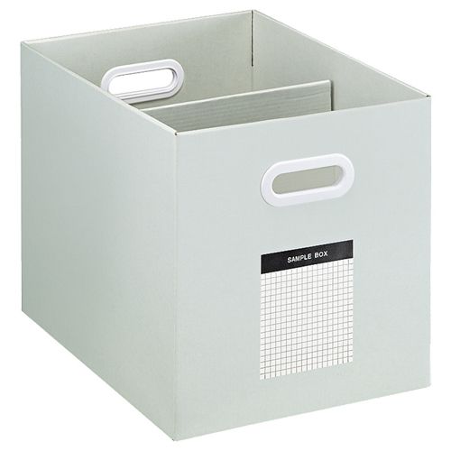 試料ボックス席(広広とした手合い) A4ヨコ 背幅256粍 薄墨色 1仕掛ける(10個) その他-文房具・事務用品-日用品雑貨・文房具・手芸