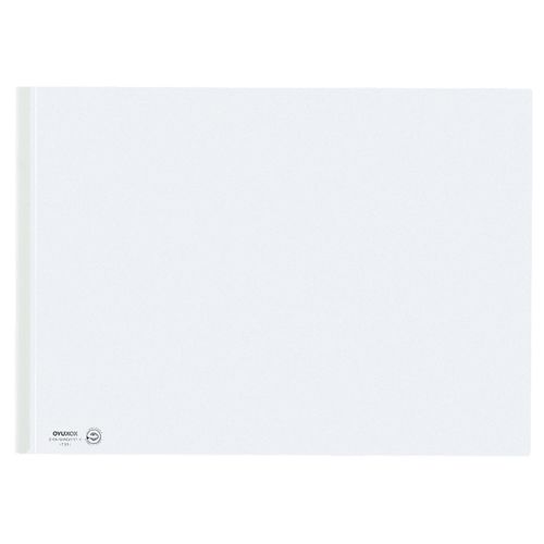 レールクリヤーホルダー　PET　A3ヨコ　20枚収容　白　1セット(20冊)