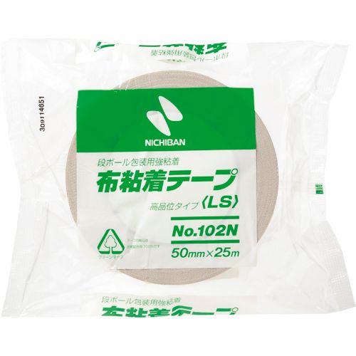 布粘着テープ　50mm×25m　厚み0.30mm　黄土　1セット(30巻)