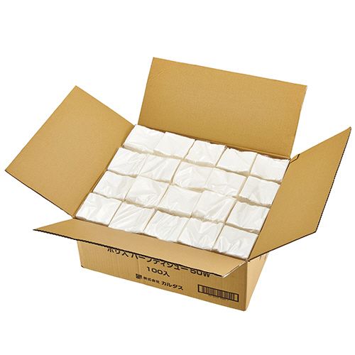 ビズーレ ポリ入りハーフティッシュ 50組/個 1セット(300個:100個×3ケース)|イージャパンアンドカンパニーズ