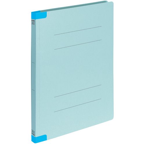 フラットファイルK2(背補強タイプ)　A4タテ　青　1セット(100冊:10冊×10パック)