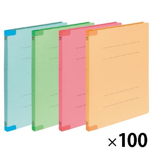 フラットファイル＜Ｋ２＞Ａ４Ｓ１００冊緑【返品・交換・キャンセル不可】【イージャパンモール】