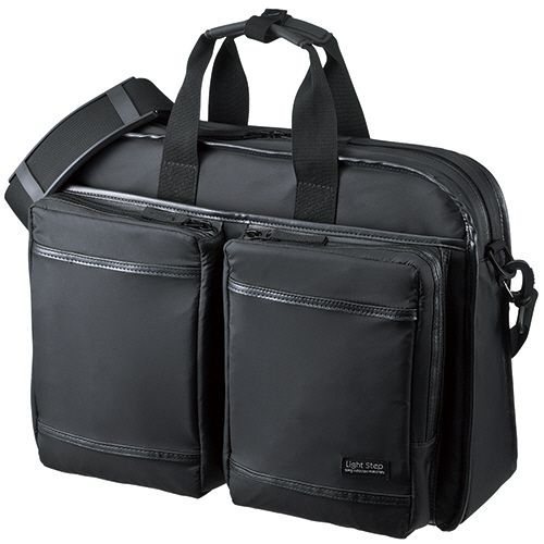 超撥水・軽量PCバッグ 3WAYタイプ 15.6型ワイド対応 シングル ブラック 1個|イージャパンアンドカンパニーズ
