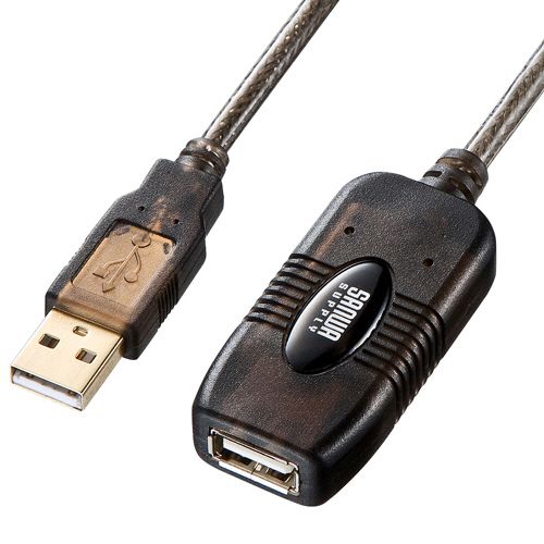 延長USB2.0アクティブリピーターケーブル　(A)オス?(A)メス　20m　1本