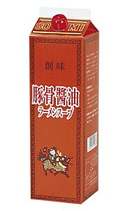 ★まとめ買い★　創味　豚骨醤油ラーメンスープ　１．８Ｌ　&times;6個【イージャパンモール】｜イージャパンアンドカンパニーズ 10,012円