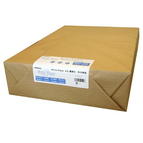 【送料無料】【個人宅届け不可】【法人（会社・企業）様限定】ホワイトペーパー　A3　最厚口　135kg　1冊(500枚)