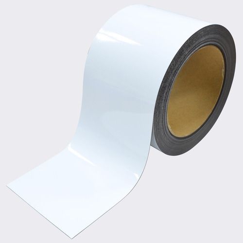 【送料無料】【個人宅届け不可】【法人（会社・企業）様限定】マグネットロール　幅100mm×長さ10m×厚さ0.8mm　白ツヤ　1巻