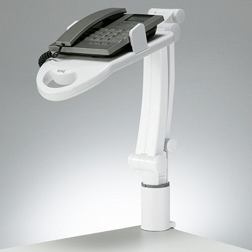 楽天市場】TANOSEE テレホンスタンドフレックス ホワイト 1台