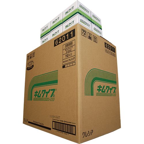 【送料無料】【個人宅届け不可】【法人（会社・企業）様限定】キムワイプ　S?200　1セット(14400枚:200枚×72パック)
