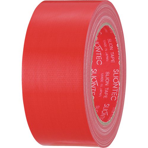 【送料無料】【個人宅届け不可】【法人（会社・企業）様限定】カラー布テープ　50mm×25m　厚み約0.24mm　赤　1セット(30巻) 8,626円