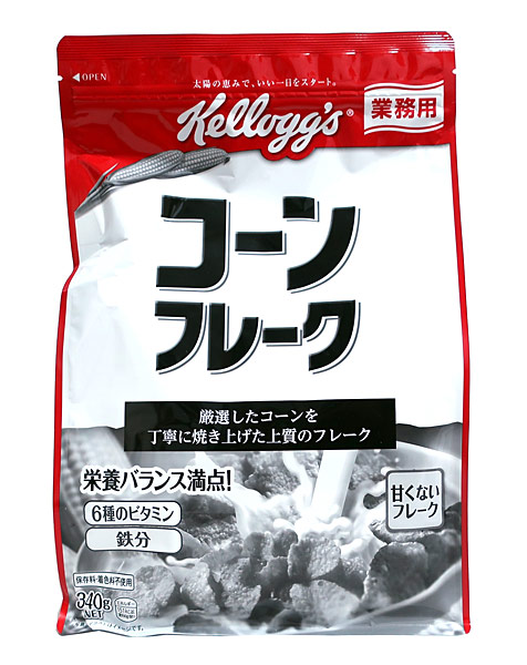 【送料無料】★まとめ買い★　ケロッグ　業務用　コーンフレーク　袋　３４０ｇ　×6個【イージャパンモール】