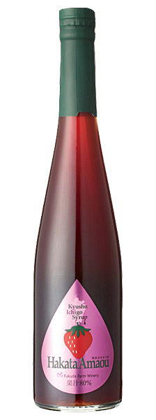 ★まとめ買い★　福田農場　あまおうシロップ　瓶　５００ＭＬ　&times;12個【イージャパンモール】｜イージャパンアンドカンパニーズ