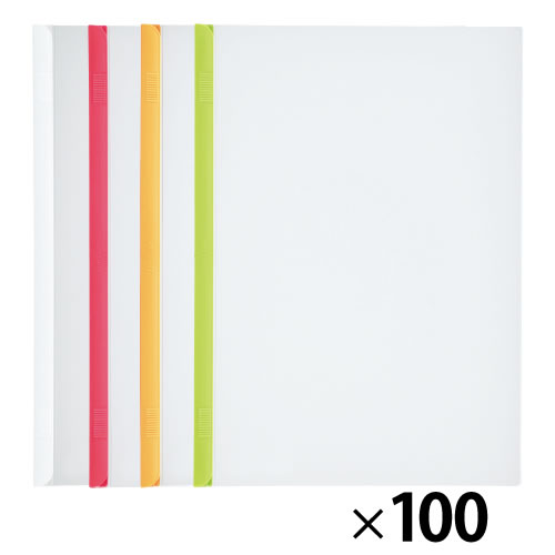 スライドバーファイルＡ４（１００冊）青【返品・交換・キャンセル不可】【イージャパンモール】