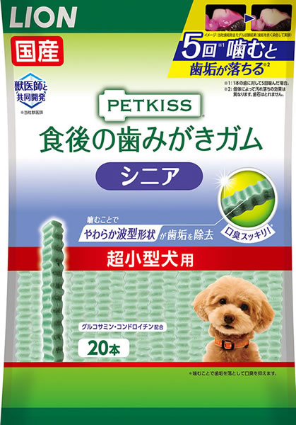 注目の福袋！ まとめ買い ＰＥＴＫＩＳＳ 食後の歯みがきガム シニア 超小型犬用 ２０本 ×３６個 fucoa.cl