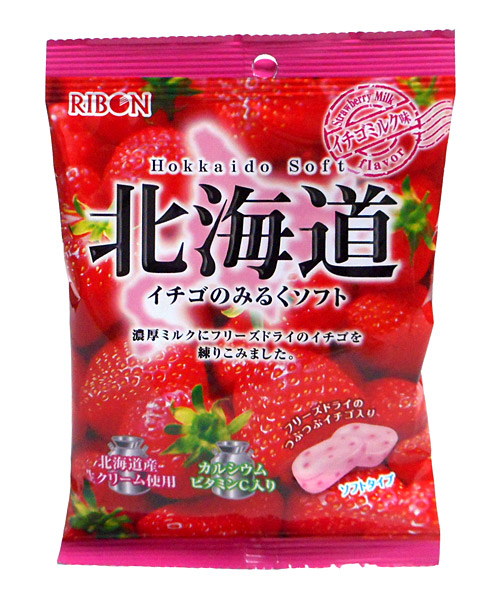 まとめ買い 株 リボン イチゴのみるくソフト６０ｇ ×１２個 ランキング第1位