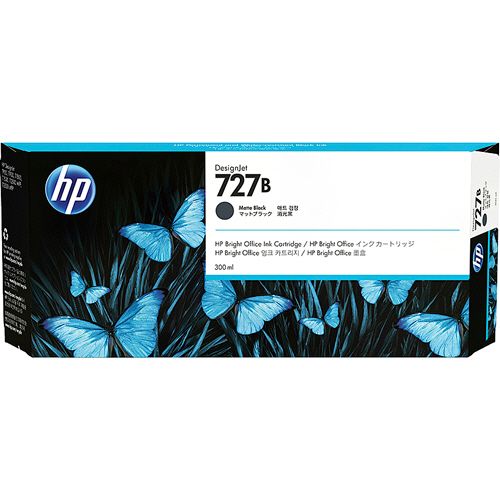 HP727B インクカートリッジ マットブラック 300mL 3WX19A 1個|イージャパンアンドカンパニーズ