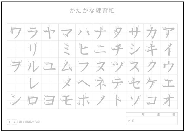 市場 ひらがな イージャパンモール かたかな練習水書紙