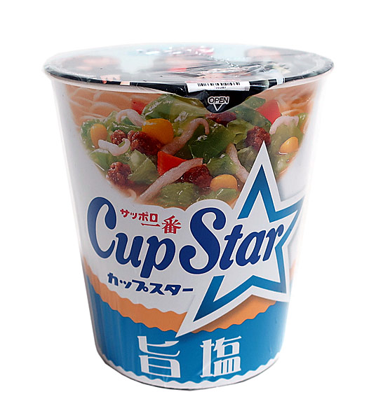 全品送料無料】 ×12個 まとめ買い カップスター サッポロ一番 ７８Ｇ 塩 麺類