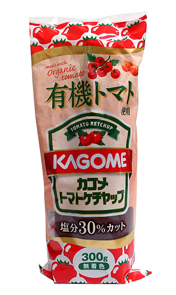 ★まとめ買い★　カゴメ　有機トマト使用ケチャップ　３００Ｇ　×30個【イージャパンモール】