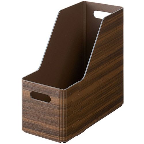 キーニ　スタッキングユニットボックス　Sロング　ブラウン　1セット(3個)