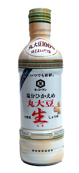 ★まとめ買い★　キッコーマン　新鮮　塩分ひかえめ　丸大豆生しょうゆ　４５０ｍｌ　×12個【イージャパンモール】
