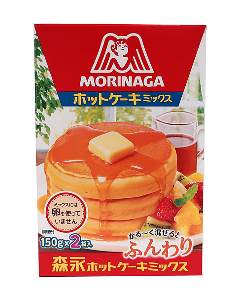 【送料無料】★まとめ買い★　森永製菓　ホットケーキミックス　３００ｇ　（１５０ｇ×２袋）　×24個【イージャパンモール】
