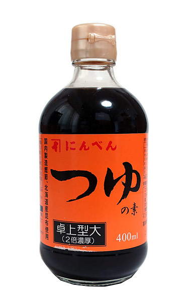 【送料無料】★まとめ買い★　にんべん卓上つゆの素2倍 400ML　×12個【イージャパンモール】
