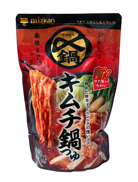 【送料無料】★まとめ買い★　ミツカン　〆まで美味しい キムチ鍋つゆ ストレート　７５０ｇ　×12個【イージャパンモール】